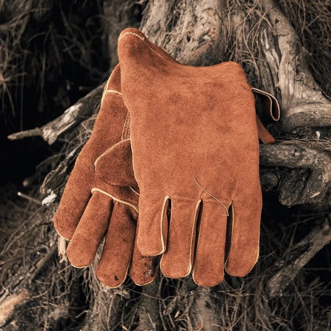 leather grill gloves - MEAT MATE